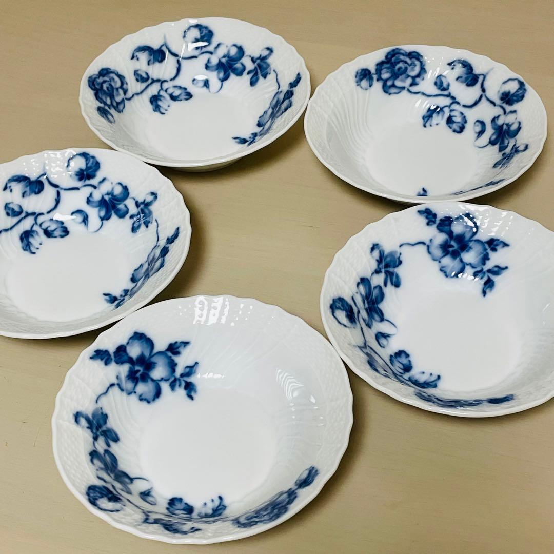 リチャードジノリ ローズブルー ボウル 深皿 小鉢 5客セット 直径14.5cm