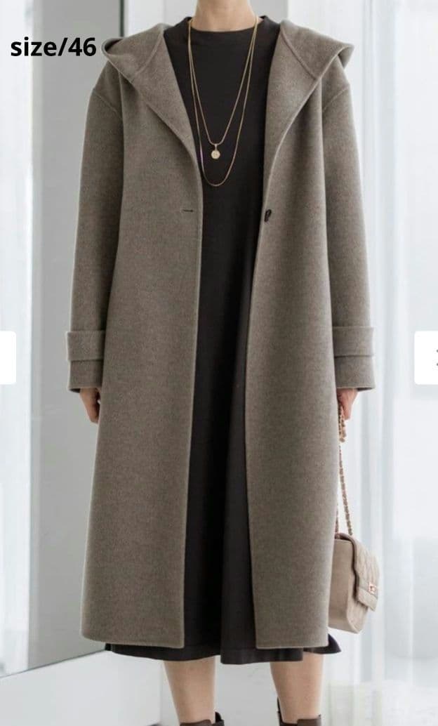 23区 MANTECOPureリバー フード ロングコート