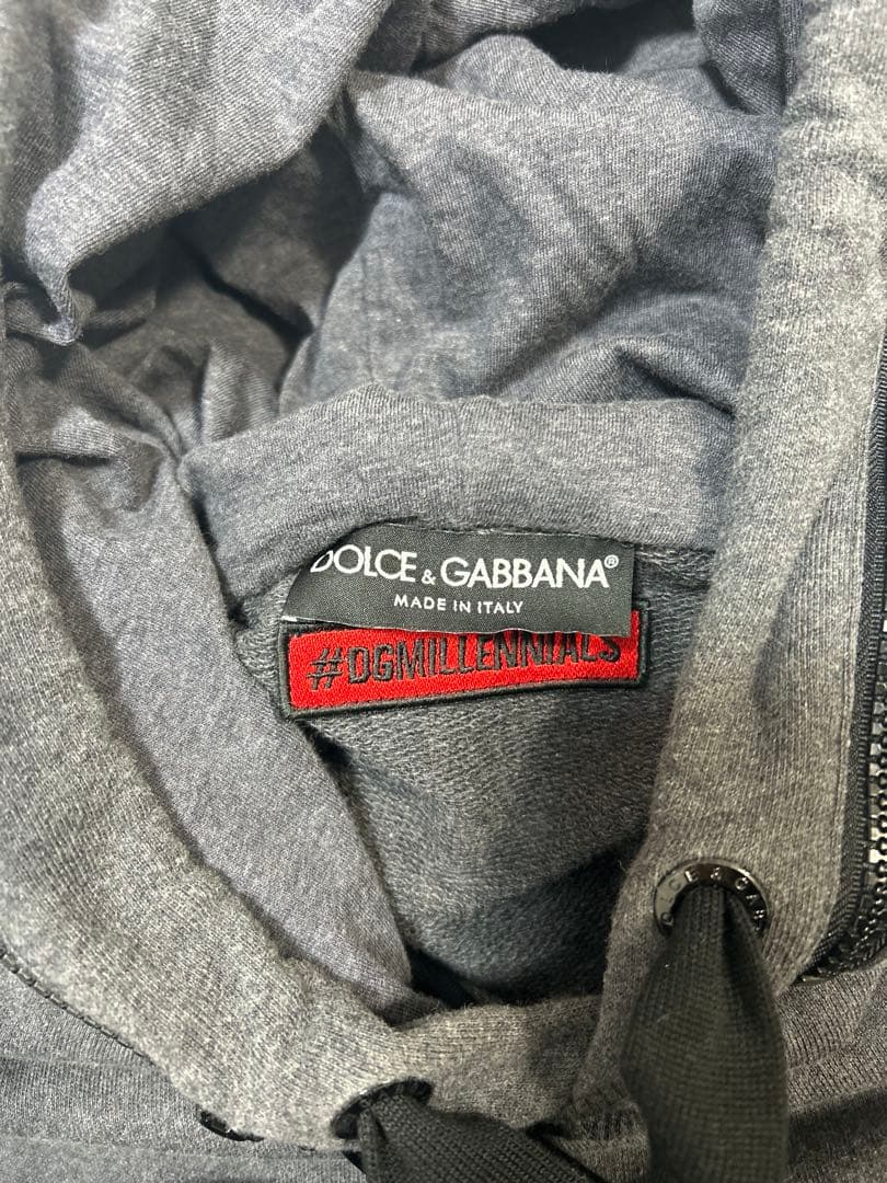 DOLCE&GABBANA フード付きパーカー メンズサイズ ユニセックス