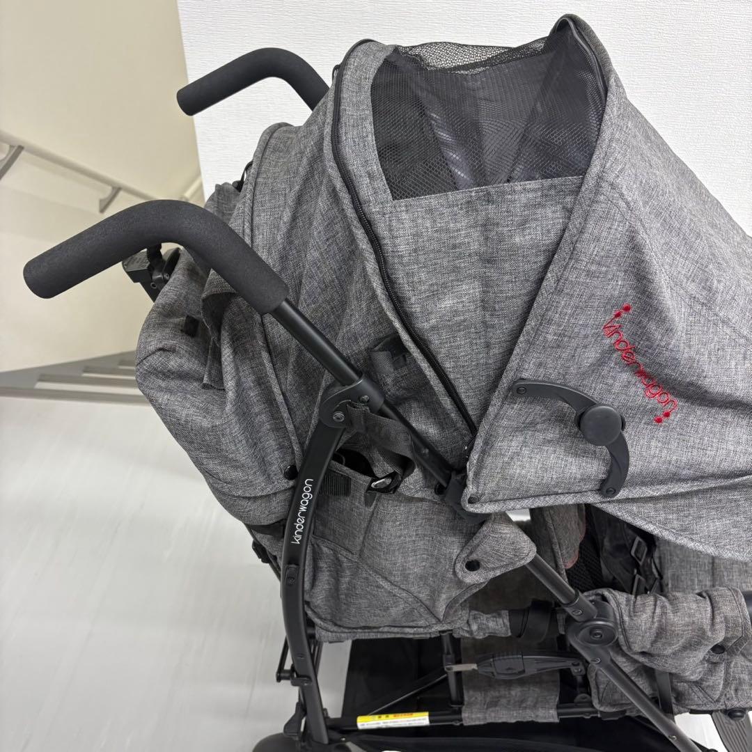 キンダーワゴン DUOシティHOPII 2人乗りベビーカー