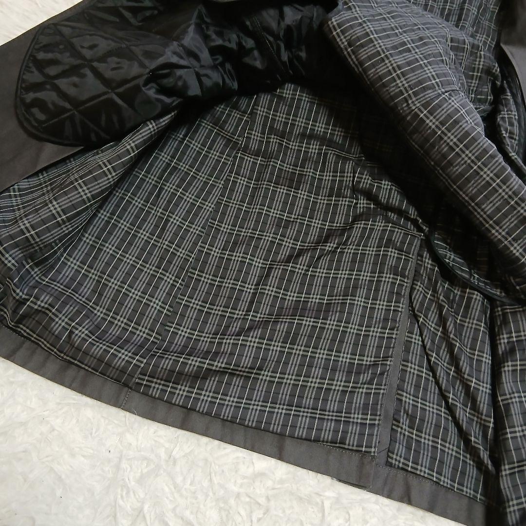 【BURBERRY BLACK LABEL】ライナー付き　トレンチコート　L