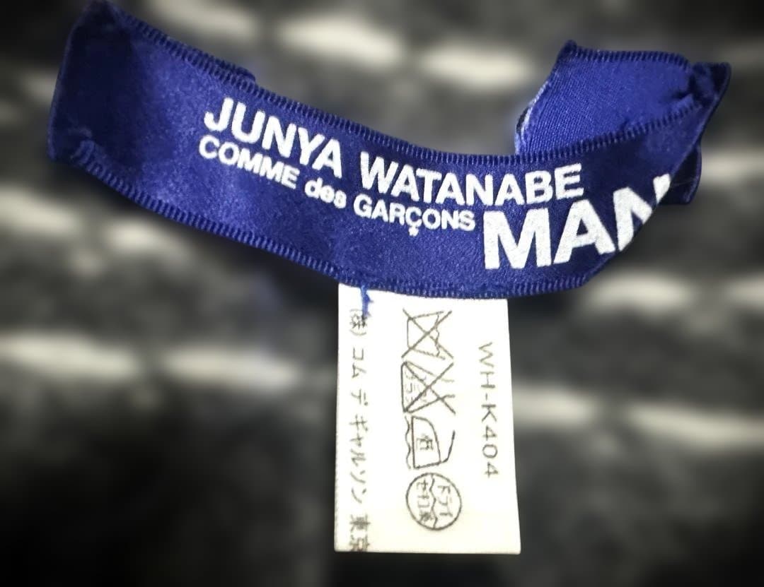 ジュンヤワタナベマン ウール マフラー グレイ 柄物