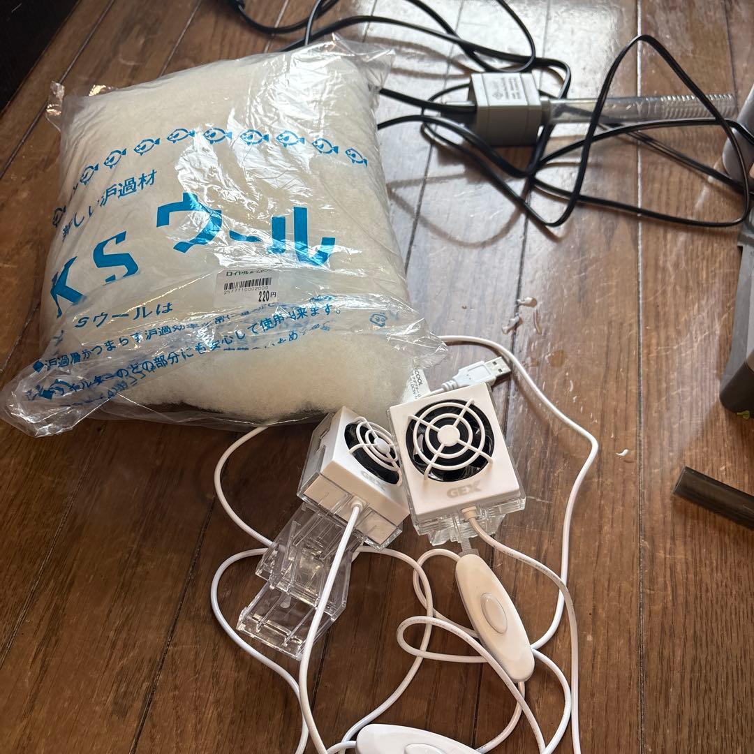 Tetraテトラクールタワーパワーフィルター ポンプホースまとめ売り水槽クーラー