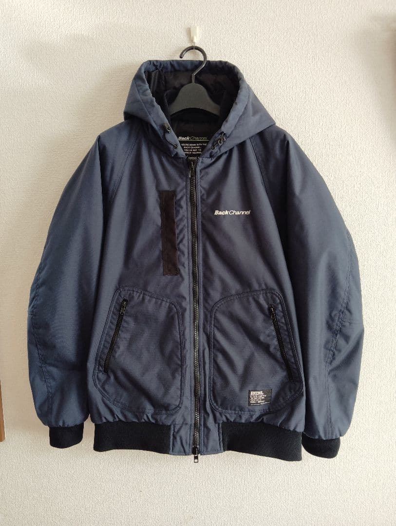 BackChannel フード付きネイビージャケット Lサイズ