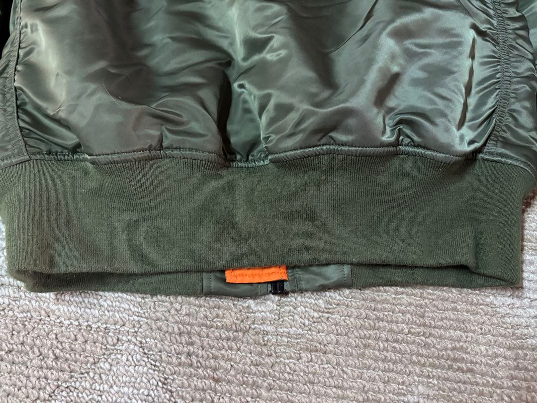 アルファ　MA-1ジャケット オリーブグリーン