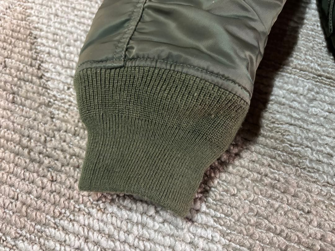 アルファ　MA-1ジャケット オリーブグリーン