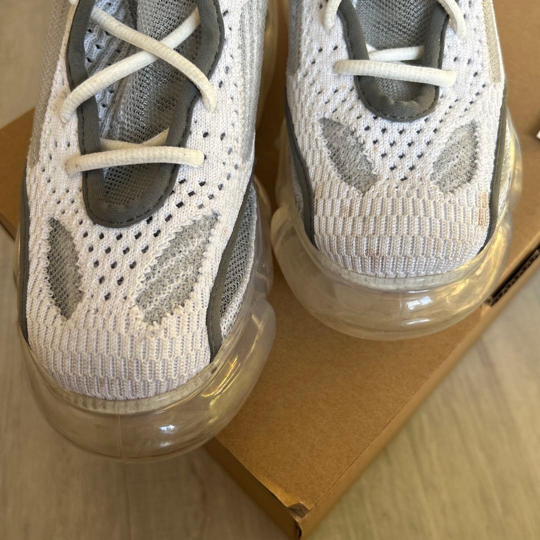 grounds メッシュスニーカー ホワイト/グレー