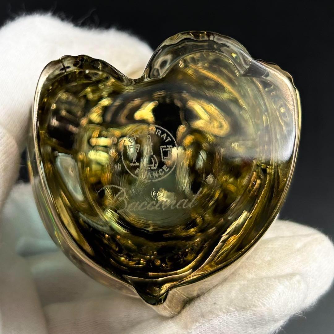 【極美品】Baccarat バカラ 招き猫 まねき猫　置物　ゴールド　金