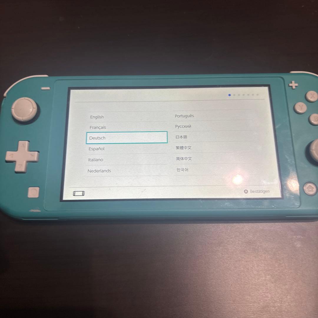 Switchライト　ターコイズジャンク品