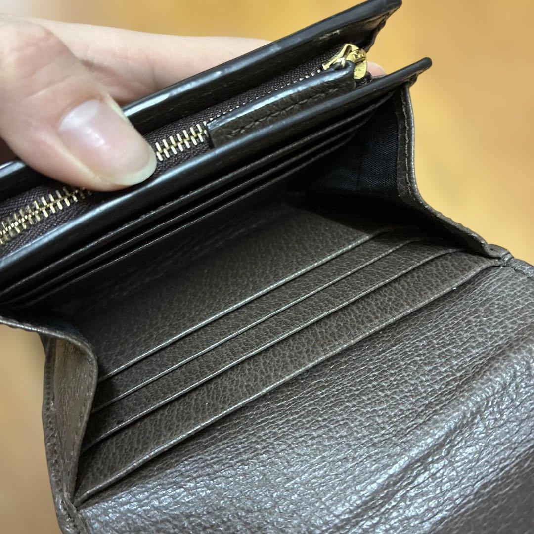 Gucci GGキャンバス三つ折り財布