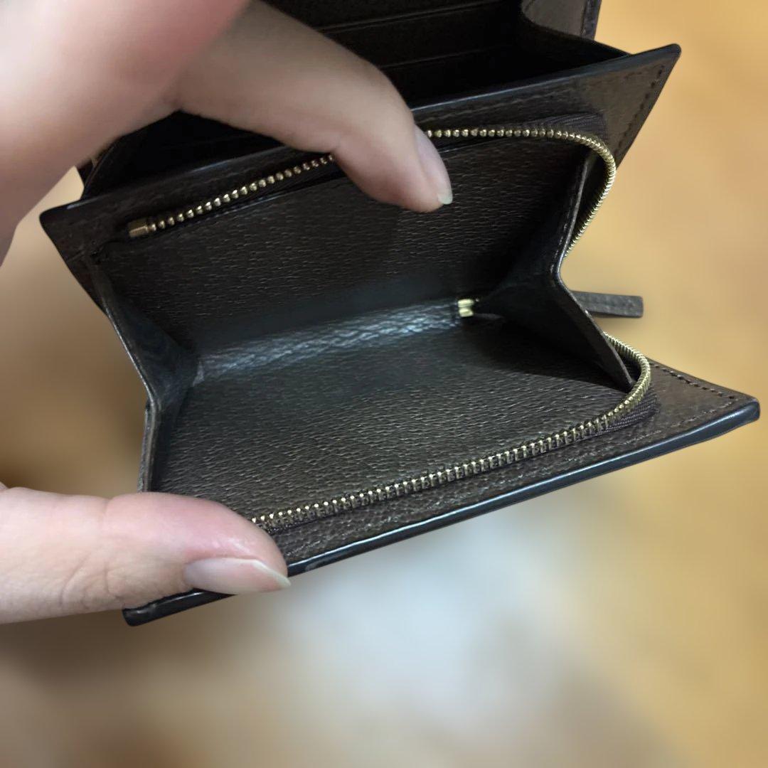 Gucci GGキャンバス三つ折り財布