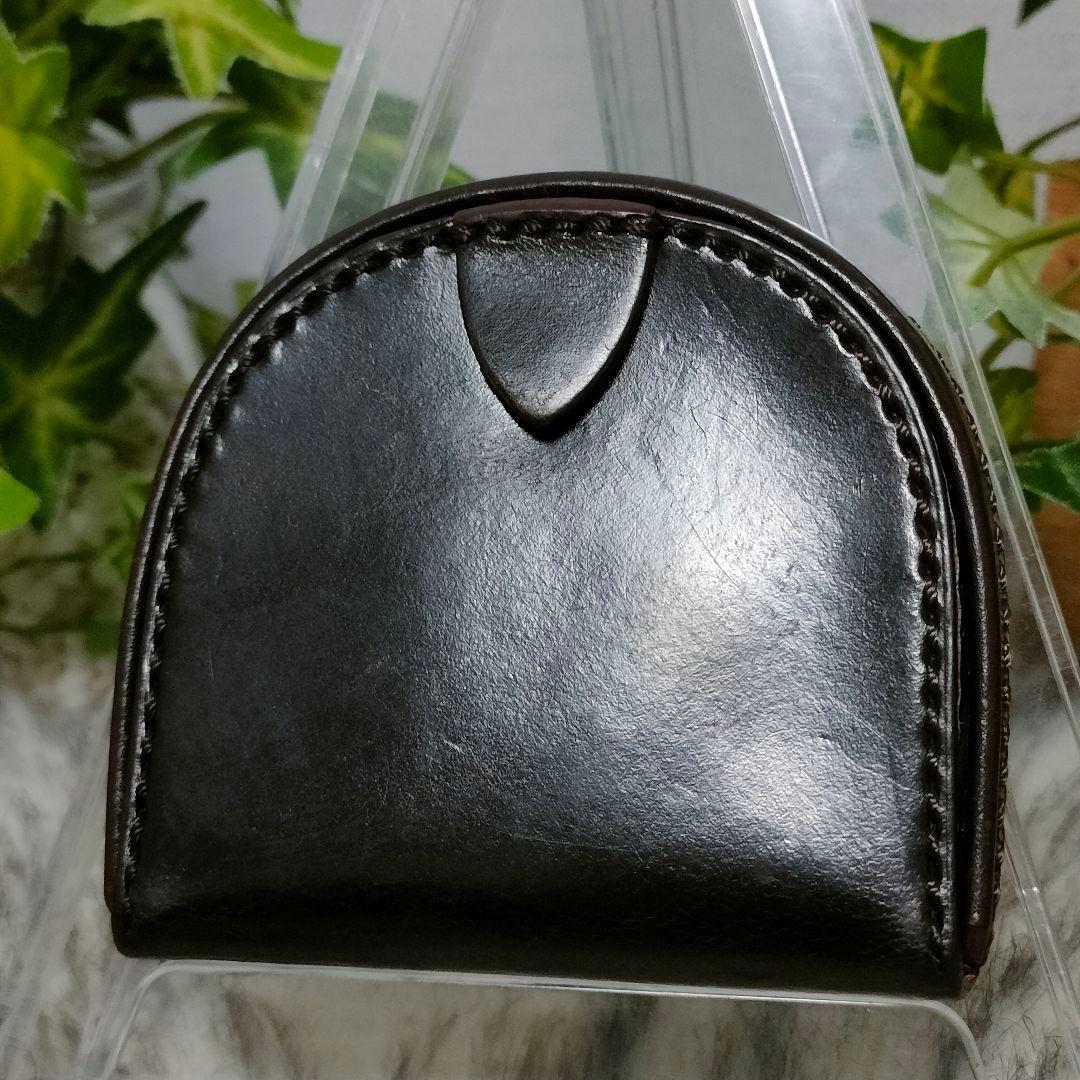 ガンゾ ケース ブラック コードバン レザー GANZO 小銭入れ 革黒