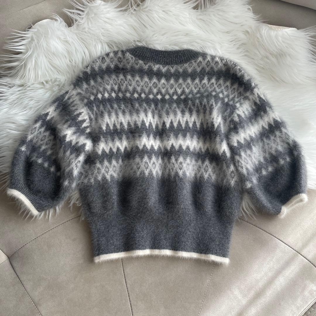 ラルです　今期　UNITED ARROWS フォックスカシミヤ ニット