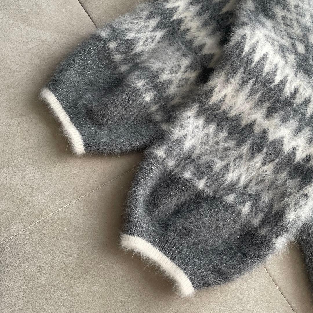 ラルです　今期　UNITED ARROWS フォックスカシミヤ ニット