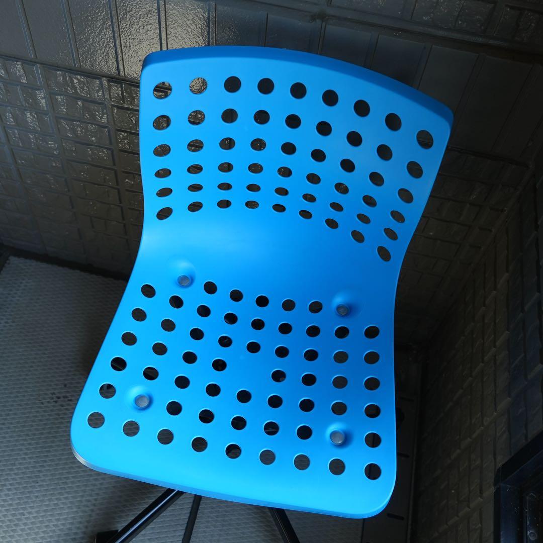 90s~00s old ikea SKALBERG デスクチェア ブルー