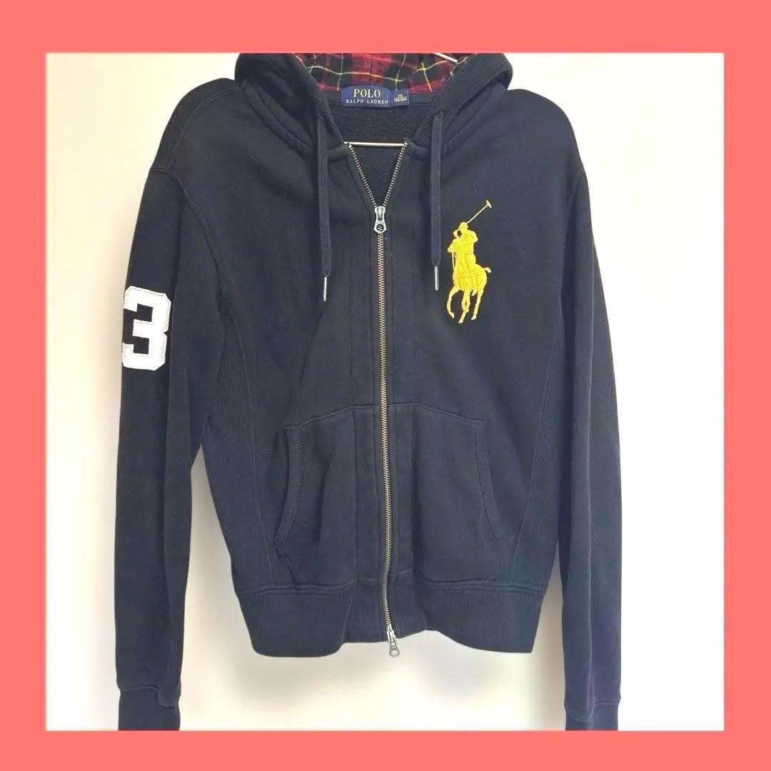 Polo Ralph Lauren フルジップパーカー XS 黒