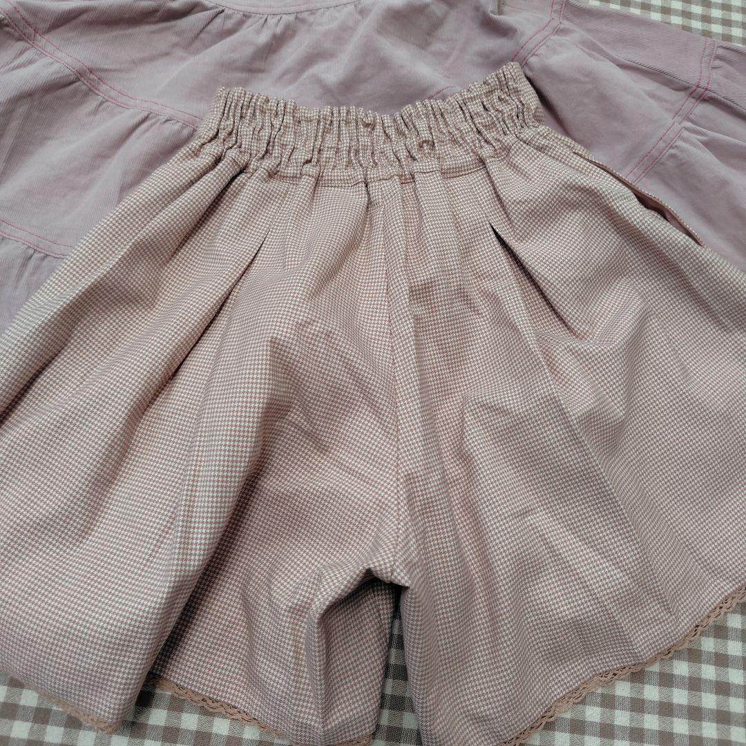 メゾピアノ　ジャンパスカート　キュロット