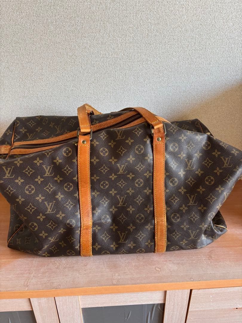 【廃盤モデル】　ルイ・ヴィトン　ボストンバッグ　サックスプール55