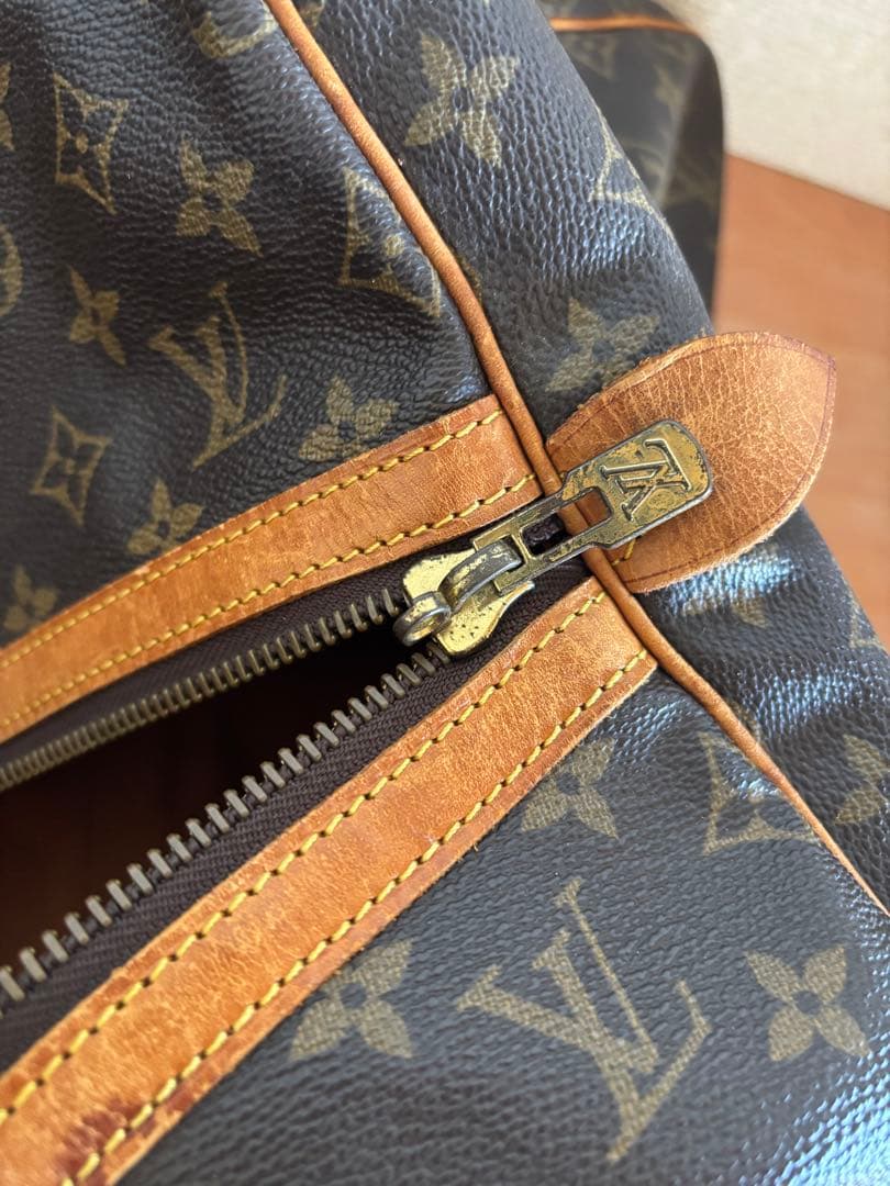 【廃盤モデル】　ルイ・ヴィトン　ボストンバッグ　サックスプール55