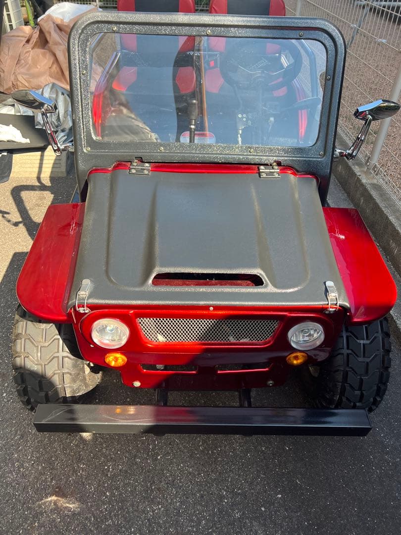 ミニジープ　レッド