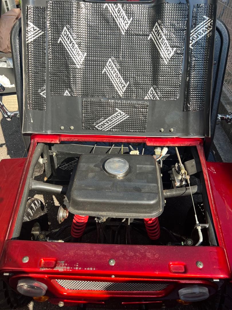 ミニジープ　レッド