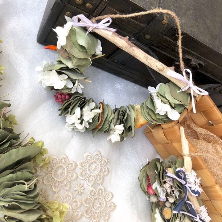 ポポラスユーカリガーランドアレンジ