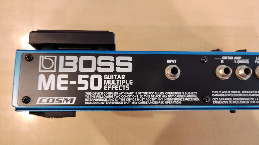 【箱・取説付】BOSS ME-50 マルチエフェクター