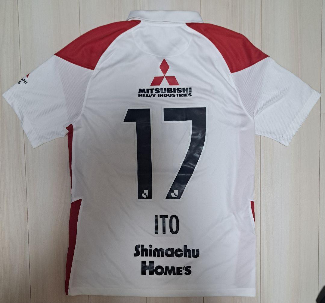 【美品】浦和レッズ 2021 2ndユニフォーム 伊藤敦樹 Ｌサイズ