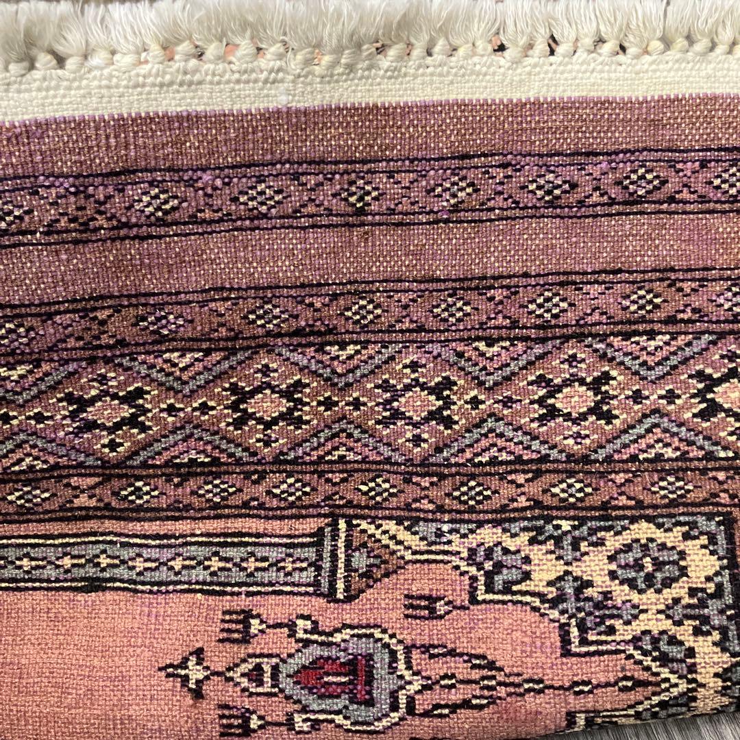 92x61cmヴィンテージ トライバルラグ手織り絨毯カシミリヤンアンテイーク絨毯