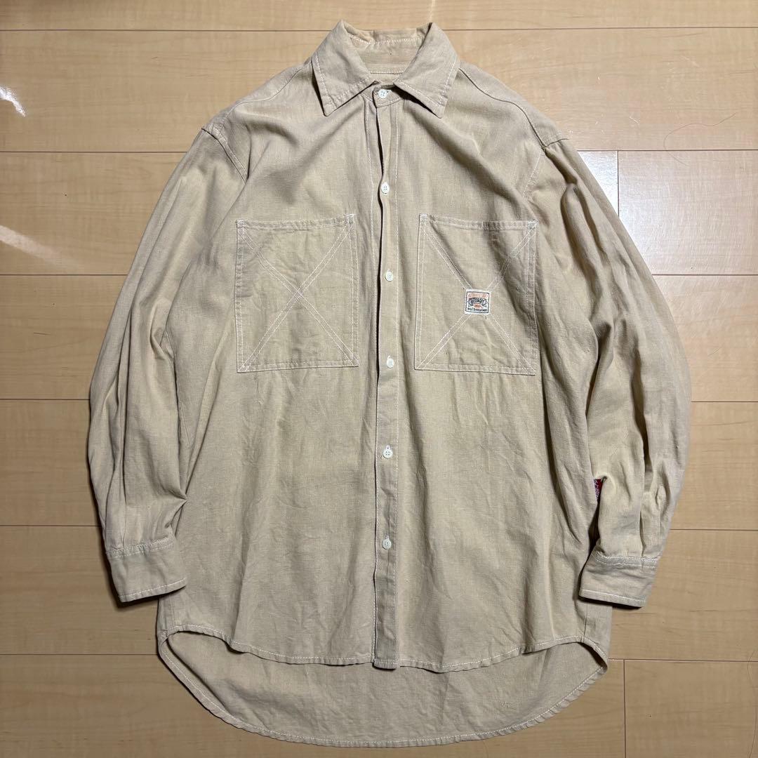 [*s様 90s OLD STUSSY shirt 白タグ オールドステューシー