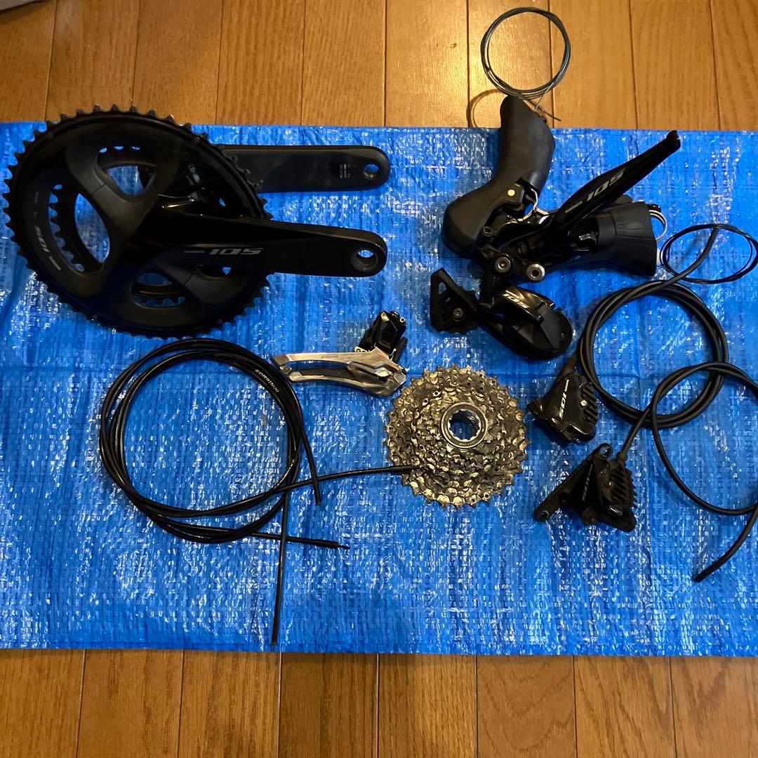 Shimano 105 クランクセット 2x11 コンポセット