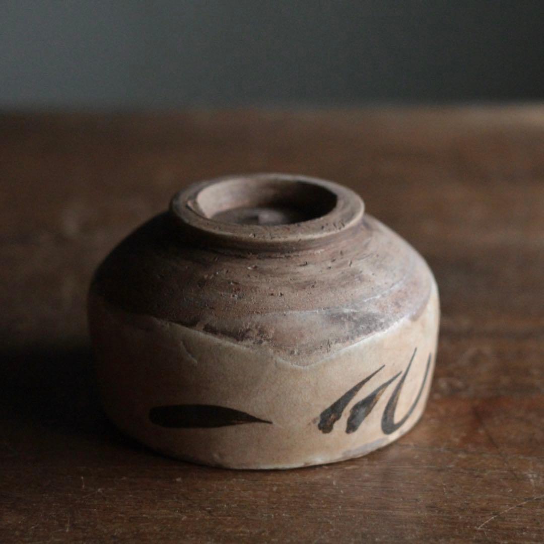 鉄絵 茶碗 茶道具 古美術 茶道具 古道具 アンティーク 中国美術