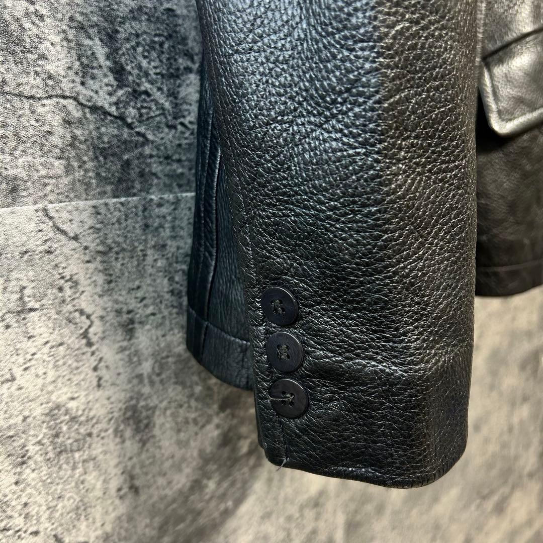 【入手困難】DonnaKaranNewYork レザージャケット　USA製　鹿革