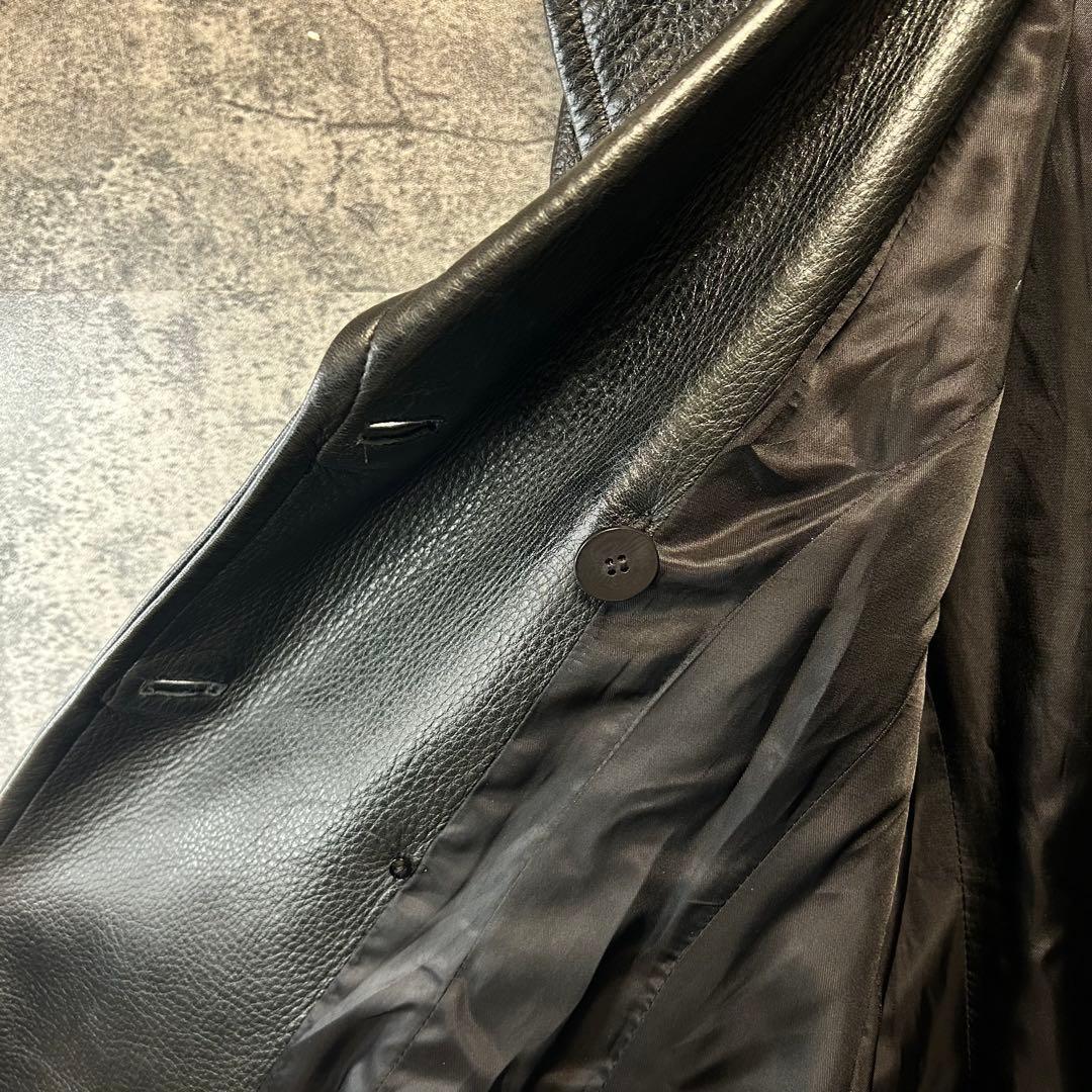 【入手困難】DonnaKaranNewYork レザージャケット　USA製　鹿革