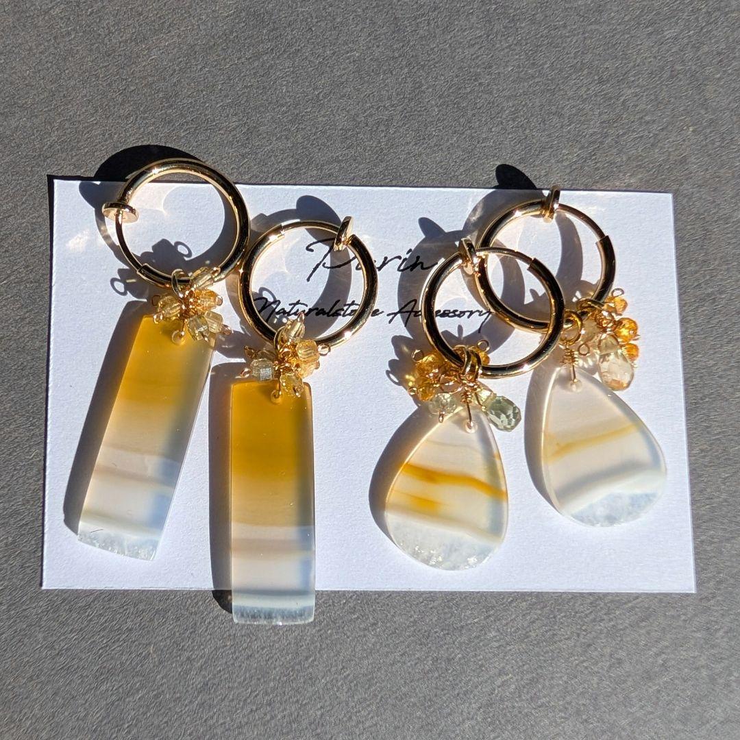 アイリスアゲート ジルコンピアス