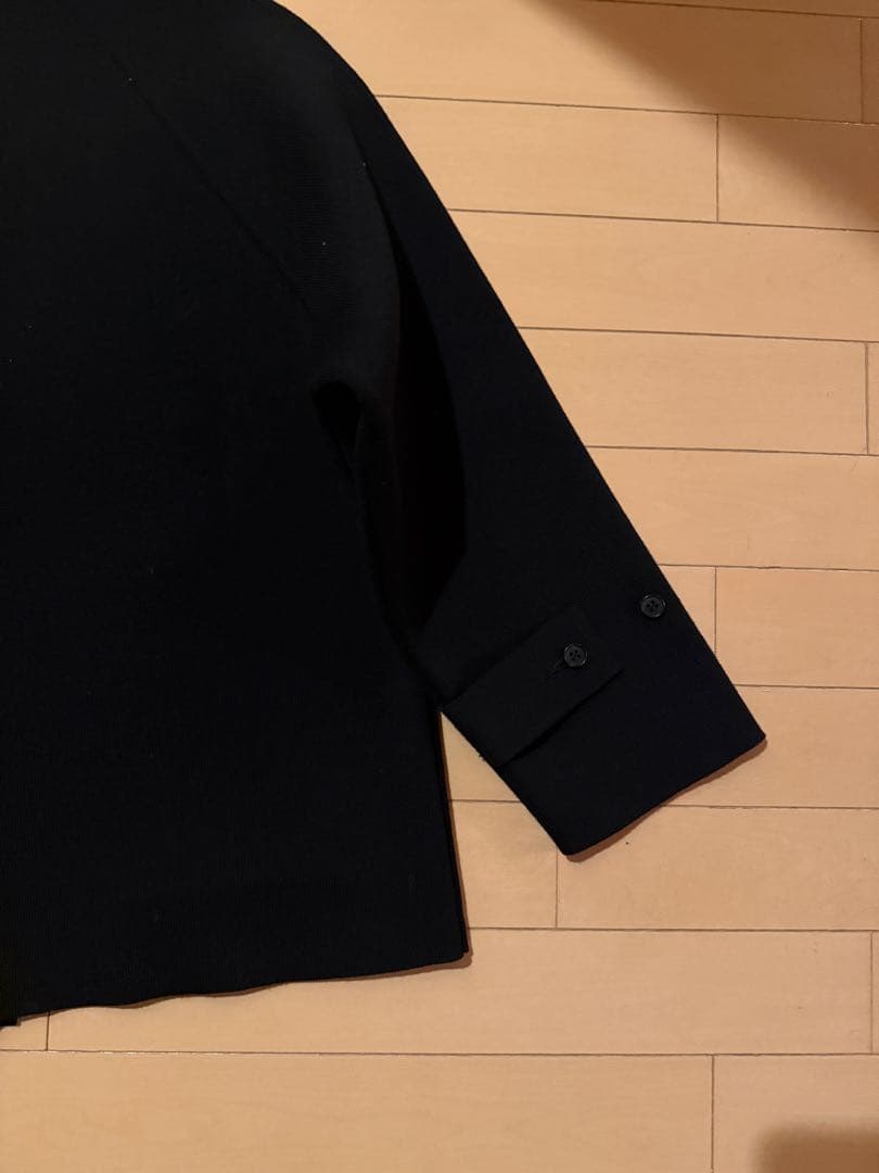 batoner ニット レザー襟 ジャケット 1