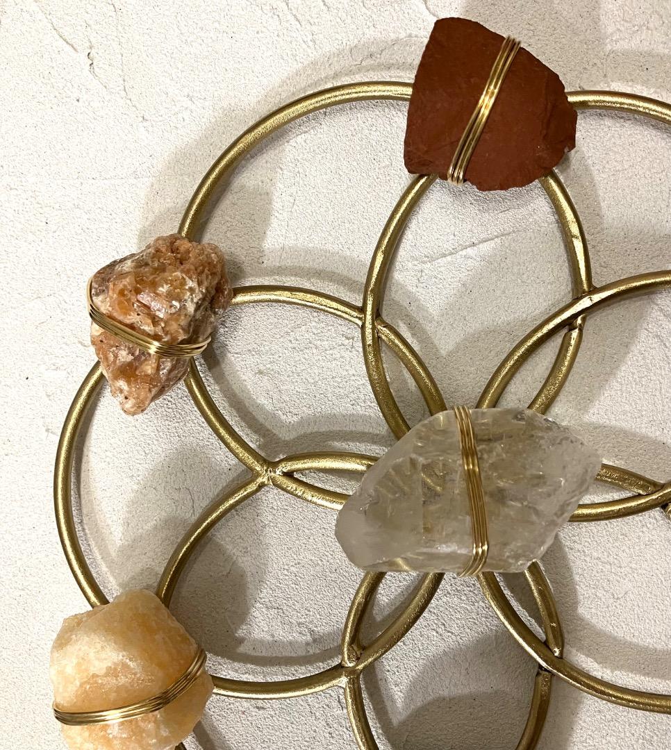 【新品】パワーストーン／クリスタルグリッド　チャクラ／天然石／希少