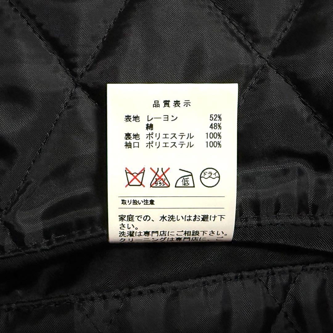 新品タグ付き DESCENDANT ロゴ ワッペン 中綿 ジャケット 黒 2