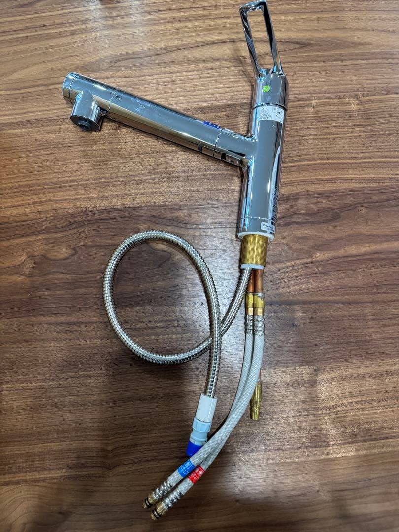 クリナップ　浄水器一体型　省エネシングル水栓　ZSMJT428R20BH