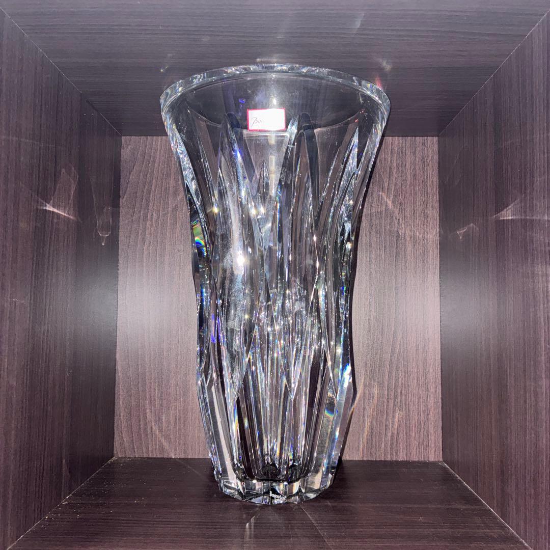 バカラ ポリーヌ　花瓶　フラワーベース　大型サイズ　Baccarat 超重量