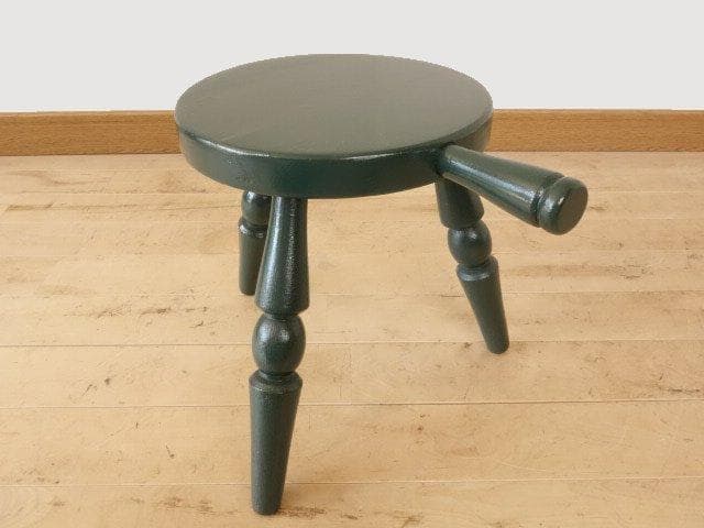 飛騨産業　ミルクスツール　再塗装済　USED