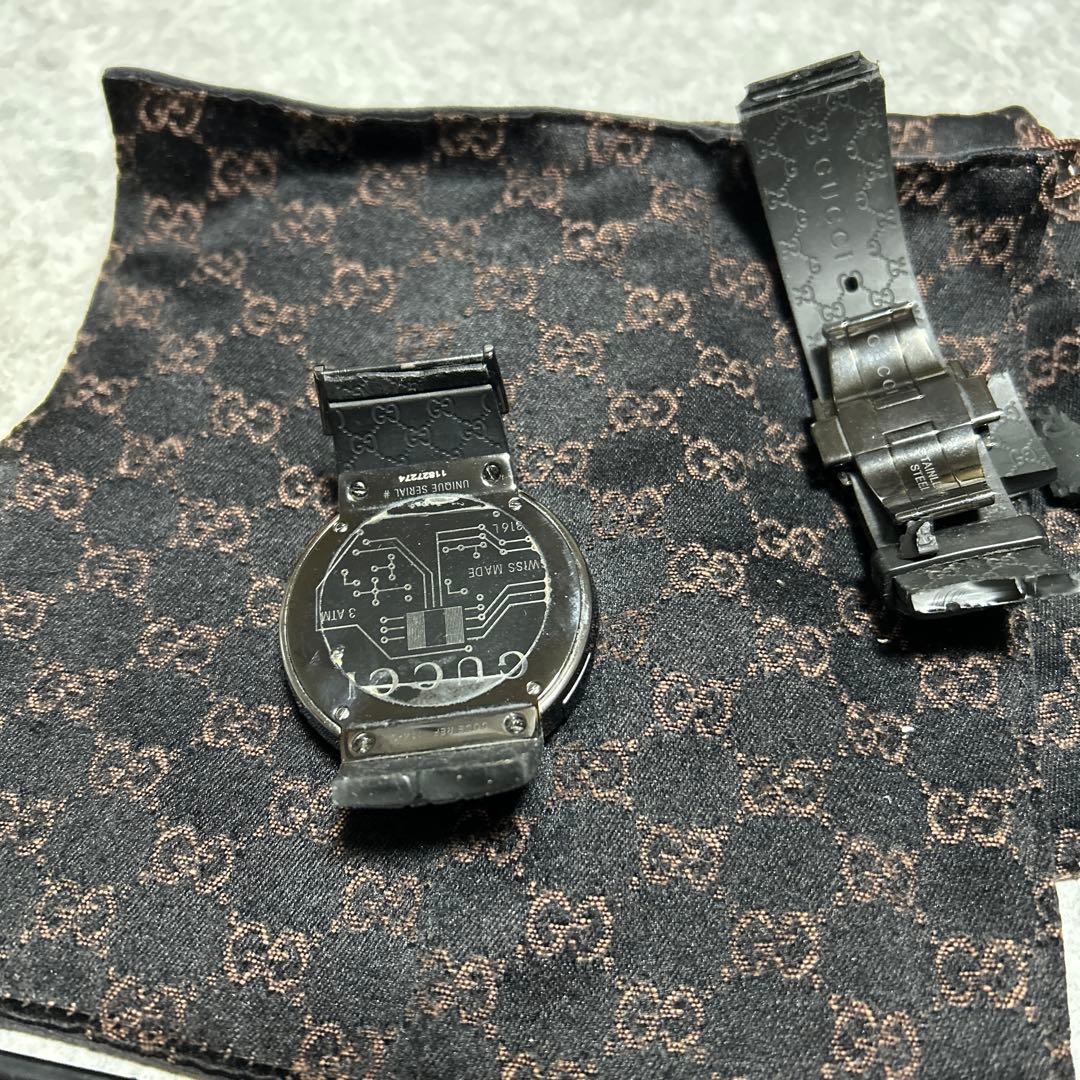 ニ*ヤ様 GUCCI ブラックウォッチ 付属品あり