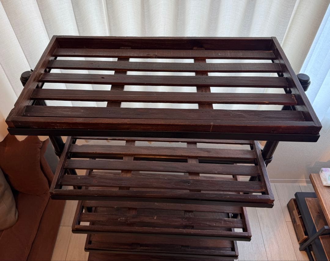 ジャーナルスタンダードファニチャー　オープンラック　シェルフ棚　アイアン