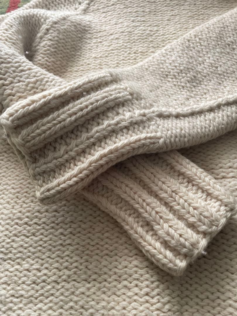 90‘s Spruce スプルース　カウチンセーター　SHIPS Lサイズ