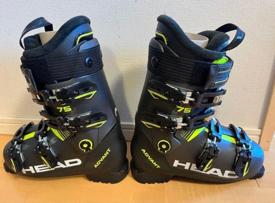 【初中級者用】スキーセット FISCHER板165cm HEAD靴26.5cm