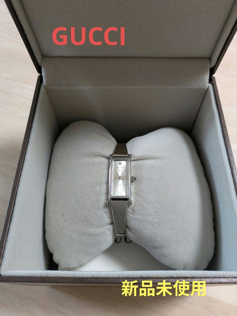 GUCCI 1500L 1Pダイヤクォーツ　シルバー 【新品未使用】