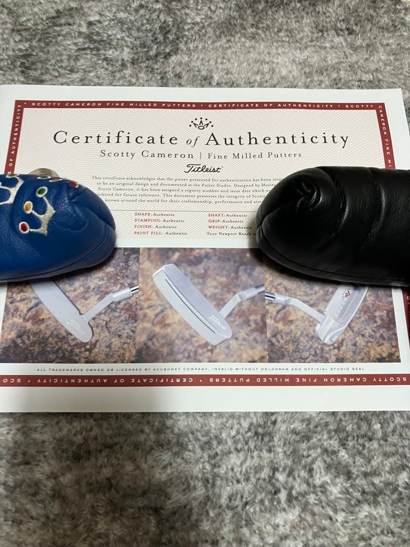 Scotty Cameron ニューポートビーチツアー COA付属