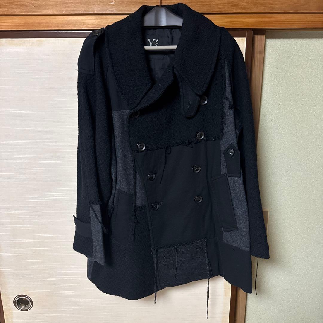 Y’s 20AW/パッチワーク/トレンチコート
