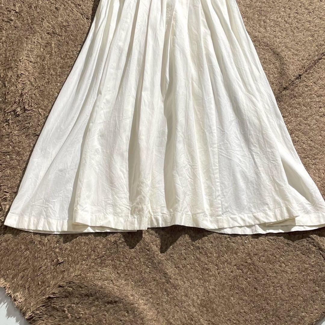 タグ付✨ミナペルホネン pilli シルク フレアスリーブ ギャザーワンピース