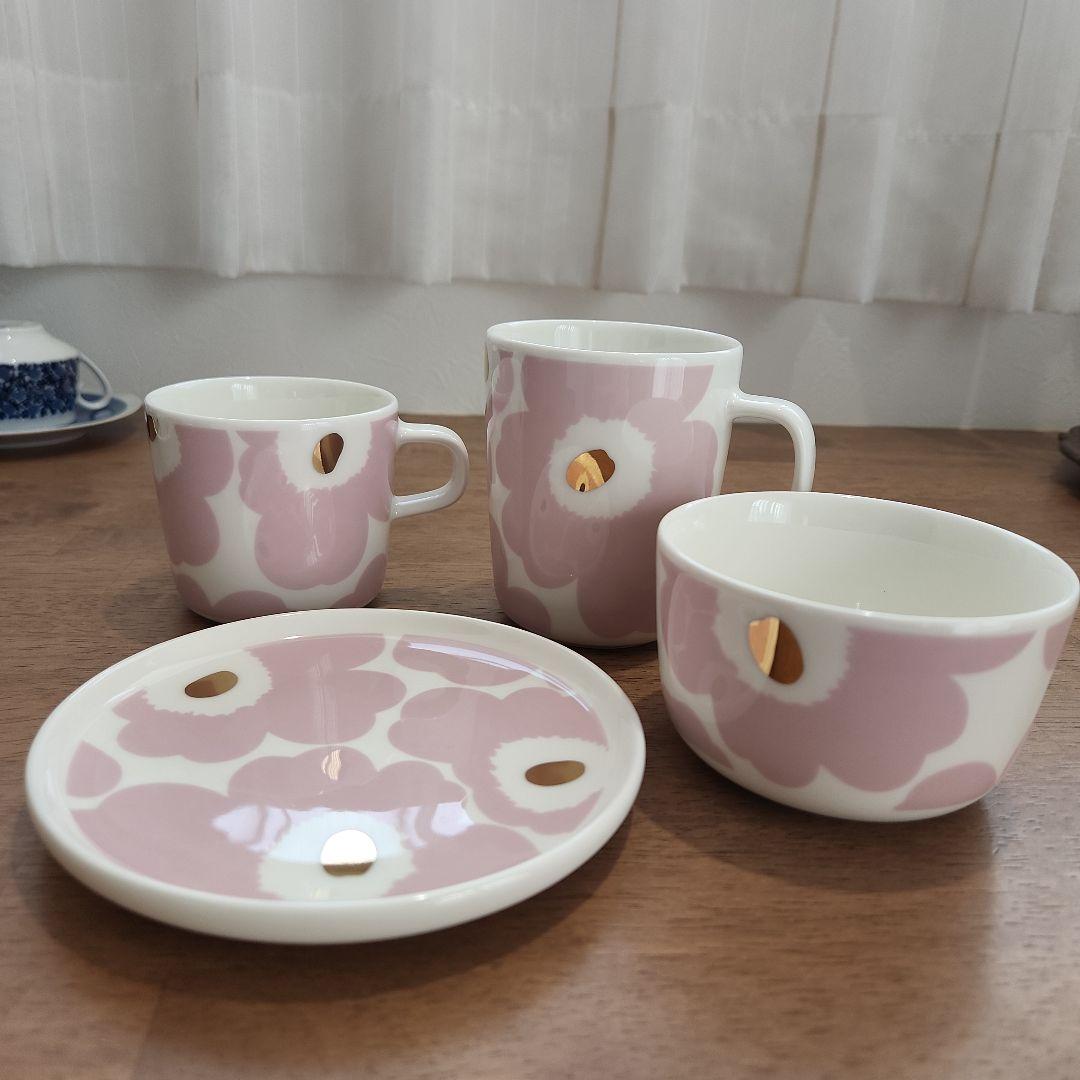 marimekko　ウニッコ　ピンク×ゴールド